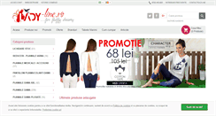 Desktop Screenshot of lady-line.ro
